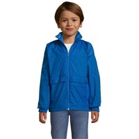 Promotional Clothing Windbreaker SOL'S SURF – royal blue – with custom logo print 210g 100% nylon water-repellent custom children apparel