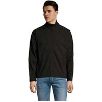 Branded Merchandise Jacket RELAX 340g/m² – black – custom embroidered waterproof outerwear for professional company uniforms