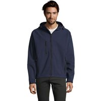 Corporate Gift Jacket REPLAY – french navy – custom embroidered 340g 3-layer waterproof breathable fabric for company uniforms