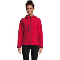 Corporate Gift Jacket REPLAY 340 – pepper red – custom embroidered 340g 3-layer 8000mm waterproof weatherproof outerwear for staff branding