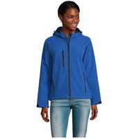 Corporate Gift Jacket REPLAY 340 – royal blue – with custom logo print 340g 3-layer 8000mm waterproof weatherproof outerwear for staff