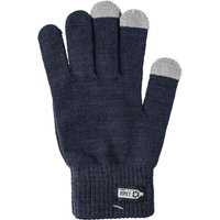 Corporate Gift Touchscreen Gloves Nira – blue – with custom logo print, conductive fingers, rPET fabric, custom mobile accessory