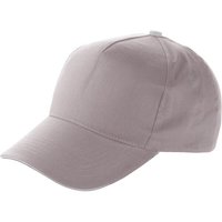 Branded Merchandise Baseball Cap Beau – grey – with custom logo embroidery one size fits most 100% cotton headwear for events