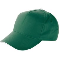 Corporate Gift Baseball Cap Beau – green – with custom logo embroidery one size fits most 100% cotton headwear staff uniform