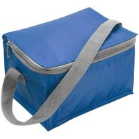 Promotional Merchandise Cleo Cooler Bag with Custom Logo Print – 6 Can Capacity – Light Blue – Insulated Food Container for Events