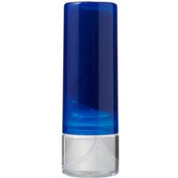 Promotional Product Screen Cleaner Linda – blue – with custom logo print 30ml capacity with microfibre cloth printed desk gadget