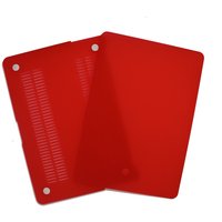 Coque Silicone MacBook Air 13" A1466 Rouge