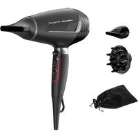 K/Pro Stylist CV888L asciuga capelli 2200 W Nero, Cromo, Asciugacapelli