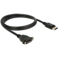 1 m M-F DisplayPort Nero