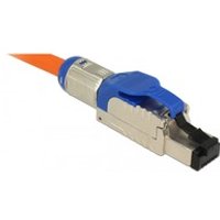 86487 cavo di collegamento RJ-45 Blu, Argento