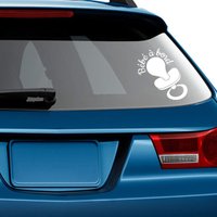 Ambiance Sticker Promo 38% sur le sticker voiture Bébé à bord et tétine