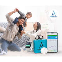 Ambrosia Real-Time CGM 12-Month Service with A-Ring: Advanced Glucose & Stress Monitoring(Sensors Not Included), with Payment Plan