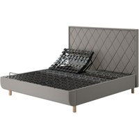 TEMPUR Arc Adjustable Bed with Quilted Headboard