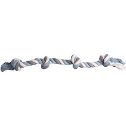 Flamingo Cane Gioco In Cotone "Jim" Corda Con 4 Nodi 75 Cm