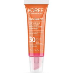 Korff Sun Secret Lip Color Spf 30 Protettivo E Idratante Labbra 02 Raspberry Pink 10Ml