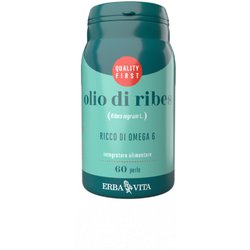 Erba Vita Monoplanta - Olio Di Ribes Integratore Ricco Di Omega 6, 60 Perle