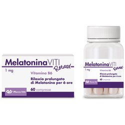 Marco Viti VVSO005 Melatonina Viti Retard - Rilascio Prolungato di Melatonina, Peso netto totale 9g Compressa