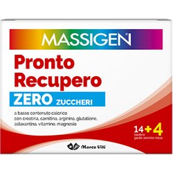 Massigen Pronto Recupero, Zero Zuccheri - 14+4 Buste, Totale: 18 Buste