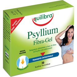 Equilibra Psyllium Fibra-Gel Integratore Benessere Gastrointestinale 20 Bustine