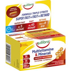 Equilibra Multivitamine & Minerali Integratore Di Vitamine E Minerali 30 Compresse