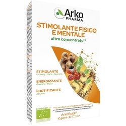 Arkopharma Arkofluidi Stimolante Fisico E Mentale - Integratore Bio Con Ginseng E Maca, 10 Fiale Arkopharma Arkofluidi Stimolante Fisico E Mentale - Integratore Bio Con Ginseng E Maca, 10 Fiale