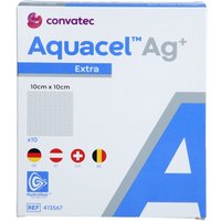 Aquacel Ag+ Extra 10x10 cm Kompressen