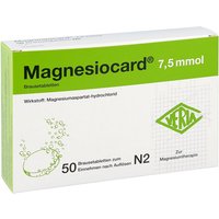 Magnesiocard 7 5 mmol Brausetabletten