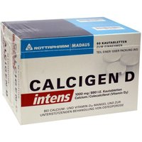 Calcigen D intens 880 internationale Einheiten 1.000 mg Kautabletten