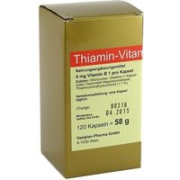 Thiamin Vitamin B1 Kapseln