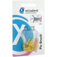 Miradent Interdentalbürsten Pic-Brush Ersatzbürsten x-fein gelb