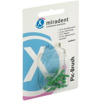 Miradent Interdentalbürsten Pic-Brush Ersatzbürsten medium grün