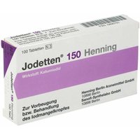 Jodetten 150 Henning 150 Mikrogramm Tabletten