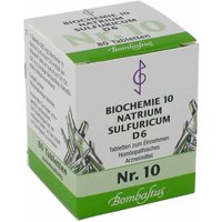 Biochemie 10 Natrium sulfuricum D6 Tabletten