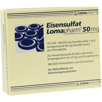 Eisensulfat Lomapharm 50 mg