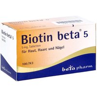 Biotin Beta 5 5 mg Tabletten