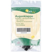 Augenklappe mit Gummiband schwarz