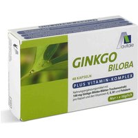 Ginkgo + Vitamine C E B1 und Folsäure 100 mg Kapseln