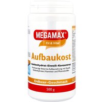 Megamax Aufbaukost Erdbeere Pulver