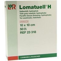 Lomatuell H Salbentüll 10x10 cm st 23318