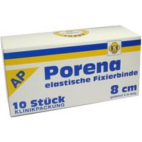 Porena elastische Mullbinde 8 cm weiss ohne Cello Verband