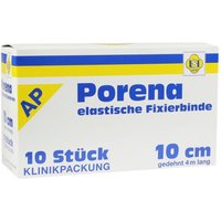 Porena elastische Mullbinde 10 cm weiss ohne Cello Verband