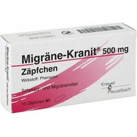 Migräne-Kranit 500 mg Zäpfchen