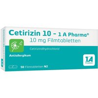 Cetirizin 10 - 1 A Pharma® 10 mg