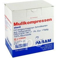 Mullkompressen 10x10 cm 8-fach steril Kompressen