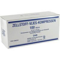Zellstoff Vlies 10x10cm unsteril Kompressen