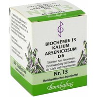 Biochemie 13 Kalium arsenicosum D6 Tabletten