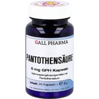 Pantothensäure Gph 6 mg Kapseln