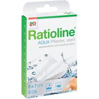 Ratioline aqua Duschpflaster Plus 5x7 cm steril Pflaster