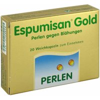 Espumisan Gold Perlen gegen Blähungen Weichkapseln