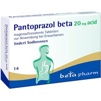 Pantoprazol beta 20 mg magensaftresistente Tabletten